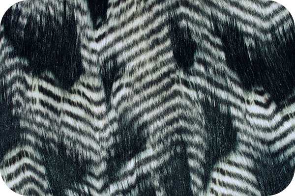 Fancy Feather Black/White